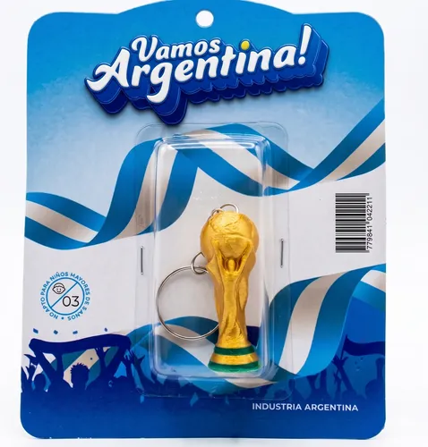 Pintacara Maquillaje Stick X6 Argentina Llavero Copa Mundo