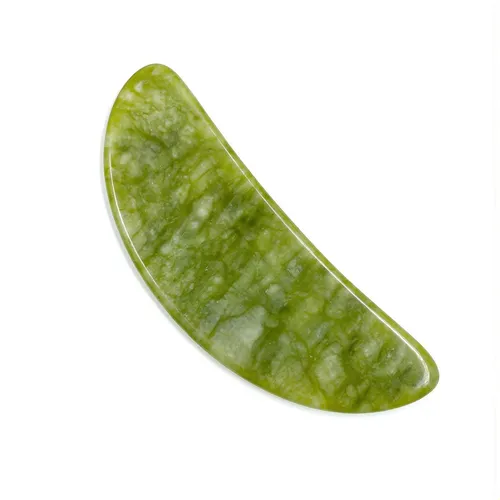 Gua Sha De Jade Masajeador Facial 8×5.8cm Para Cuidado De Pi