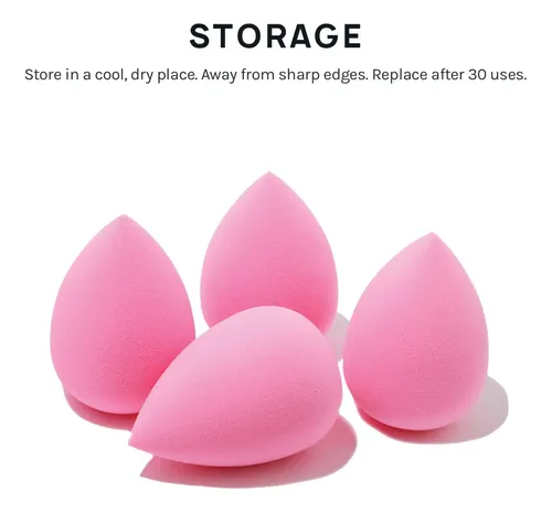 Zz Paquete De 6 Huevos De Maquillaje Con Forma De Gota De Tt