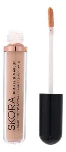 Base De Maquillaje Matte Liquida Skora C/ Aplicador Make Up Tono