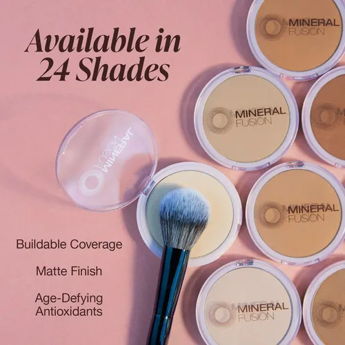 Base En Polvo Compacto Mineral Fusion Oliva 3 9.07 G