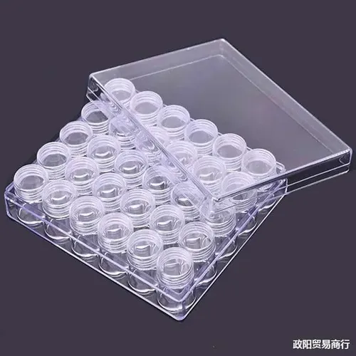 Organizadores Frascos Acrílicos X 30 U Para Strass Glitter