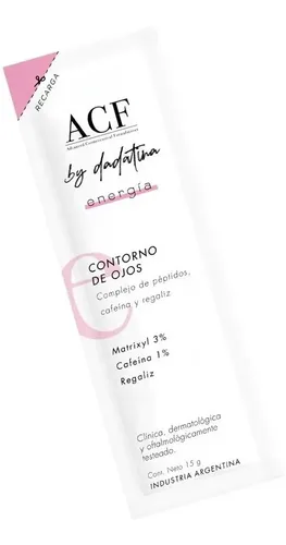 Acf Dadatina Energía Crema Contorno De Ojos Recarga Refill