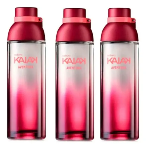 Natura Kaiak Femenino Eau De Toilette Kit X3