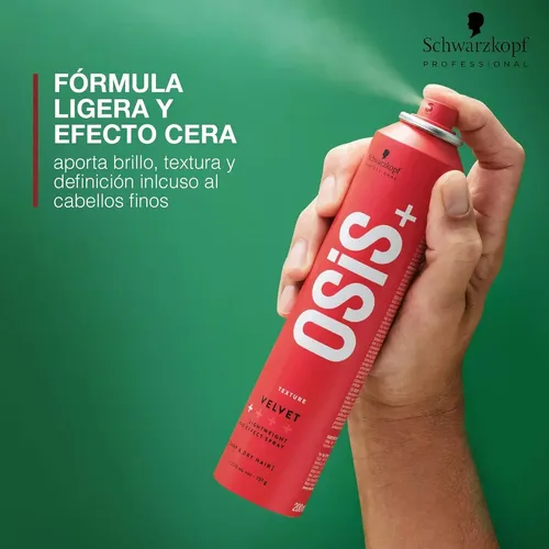 Spray Osis Velvet Fijación Ligera y Acabado Satinado 200ml