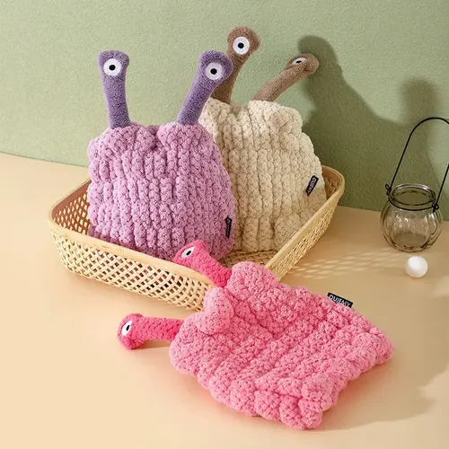 Gorro Toalla Infantil Para Secado De Pelo Suave Y Absorbente