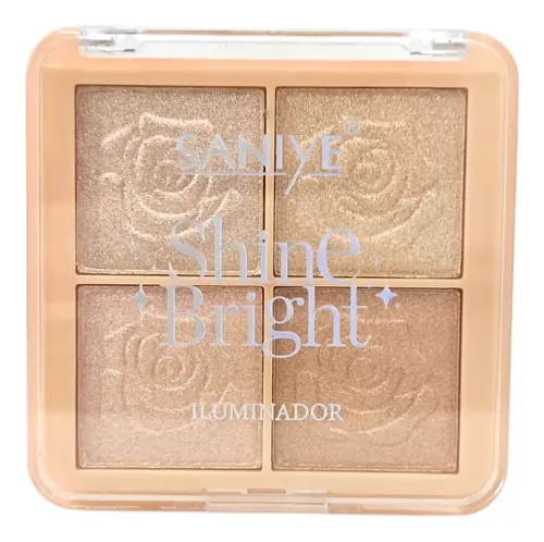 Paleta Iluminadores Polvo Shine Bright Maquillaje Saniye