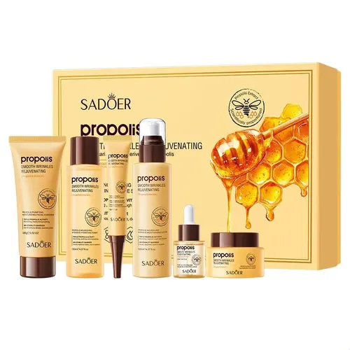 Set De Propóleo Para El Cuidado Hidratante Y Nutritivo Sadoe