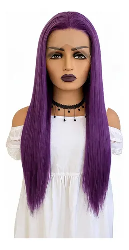 Peluca Lace Front Adiolacba Premium Símil Natural 70 Cm