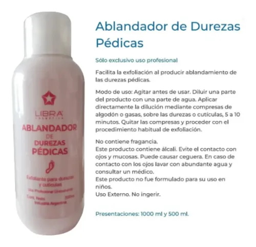 6 Ablandador Pedico 500gr. – Libra Cosmetica Fragancia Suave