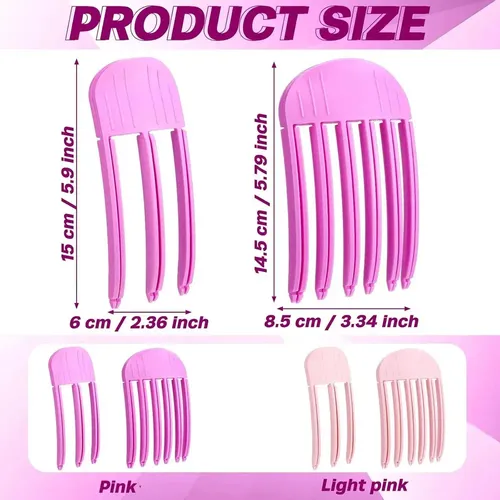 4 Clips De Volumen Instantáneo Para Raíz Del Cabello Dgx
