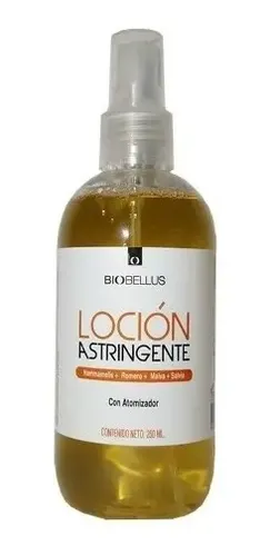 Loción Astringente Biobellus x 250 ml Pieles Grasas o Acneicas