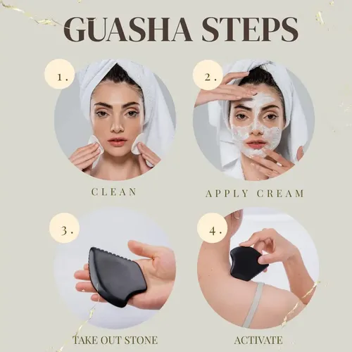 Herramientas De Masaje Facial Gua Sha Yuanchupin Bianstone