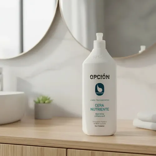 Cera Nutriente Opción Queratina Y Vitamina E Capilar 900ml