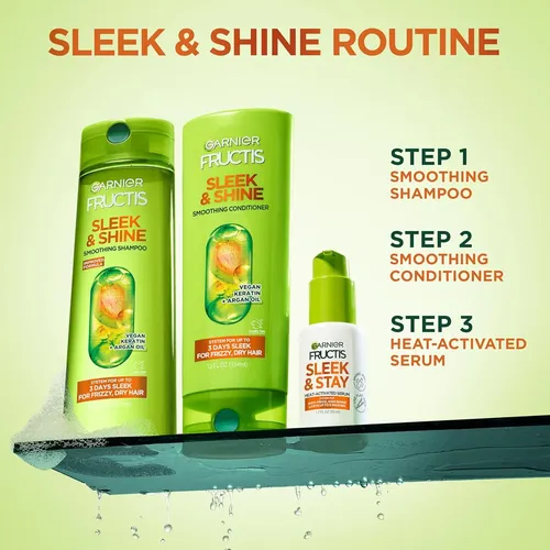 Suero Capilar Garnier Fructis Sleek And Stay Anti Frizz