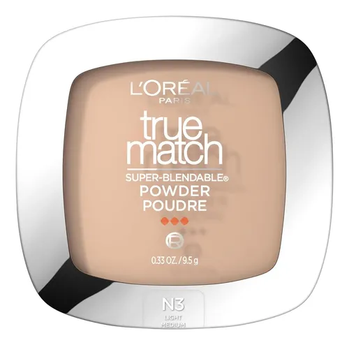 Polvo True Match L’oreal Paris N3 Natural Buff 0.33 Oz