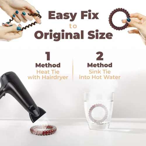 Conceptos Básicos De Cintas En Espiral Para Cabello Grueso (