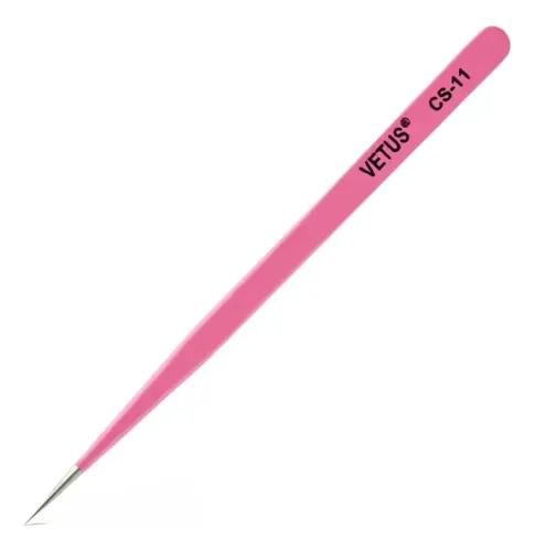 Pinza Cejas Alta Precisión Esd 1pz, Acero Inox Para Pestañas