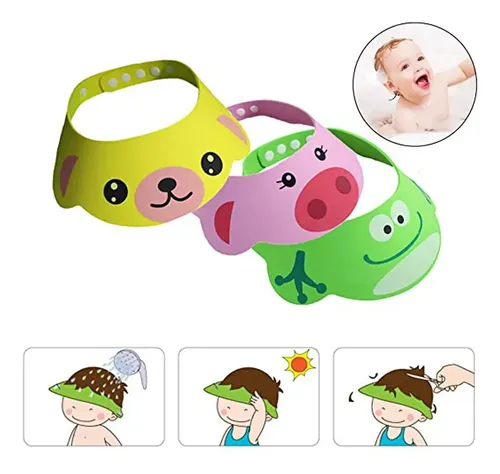 Champú For Bebés Y Niños, Gorro De Baño Y Ducha For Lav Vr