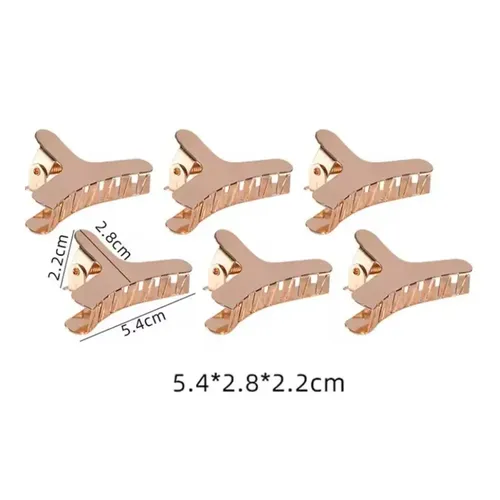 Set De 6 Broches De Pelo Color Beige/nude Accesorios Para Cabello