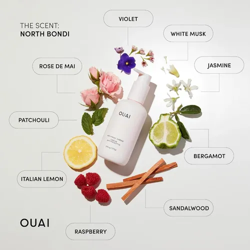 Set Anti-frizz Ouai Con Crema Y Espuma, 2 Unidades