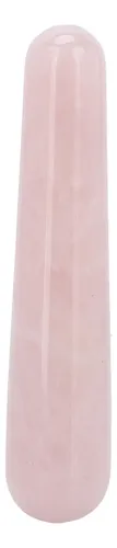 Varita De Masaje Con Piedra De Jade, Cuarzo Rosa Natural, Gu