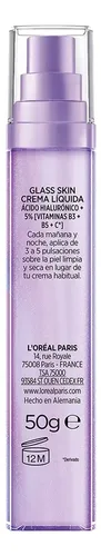 Crema Líquida Glass Skin Revitalift 50 g L’oreal Paris