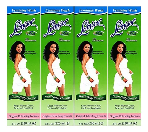 Lavado Femenino Lemisol Plus 4x473ml Ph Balanceado