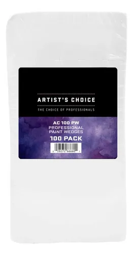 Cuñas De Esponja De Pintura Artist’s Choice, Paquete De 100