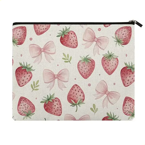W#c*b Bolsa De Maquillaje De Lino For Cosméticos, For //