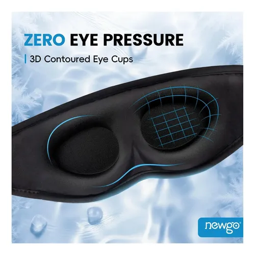 Newgo Mascarilla De Gel 3d Para Ojos, Refrescante Y Suave