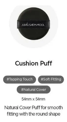 Puff Para Base Jung Saem Mool Natural Cover Para Un Ajuste S