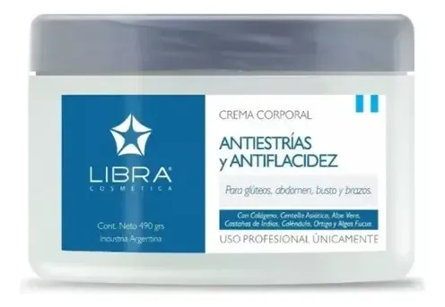 Crema Anti Estrias Y Flacidez Colageno Centella 250 Gr Libra