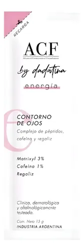 Acf By Dadatina Crema Contorno De Ojos Energia Refill X 15 G