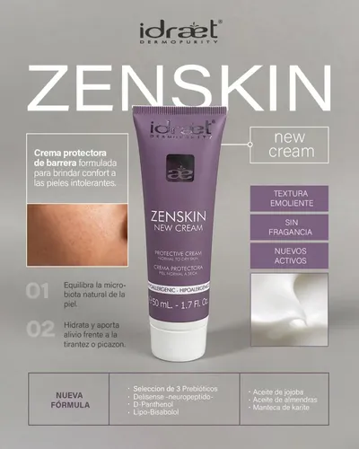 Crema Protectora Piel Sensible Rosacea Zenskin New Idraet