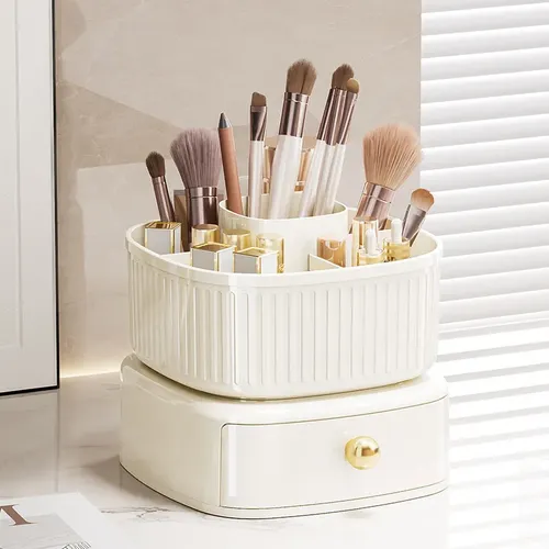 Contenedor De Almacenamiento De Brochas De Maquillaje De Est