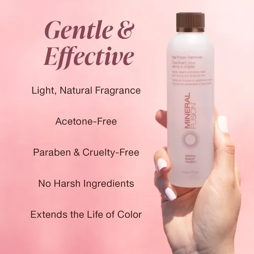 Removedor De Esmalte Mineral Fusion Sin Acetona 89 Ml