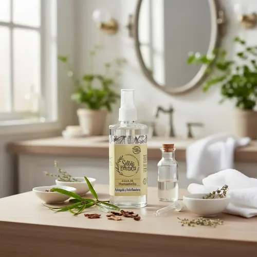 Agua De Hamamelis Natural Orgánica Piel Rostro Piernas 120ml
