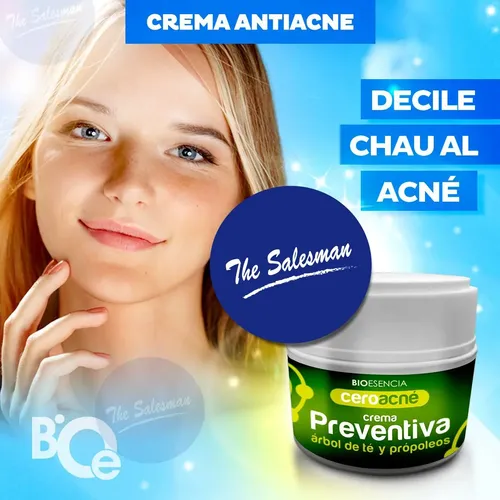 Crema Preventiva Cero Acné Con Árbol De Té Y Propóleos