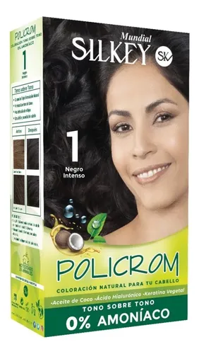 Silkey Policrom Tono Sobre Tono Coloración Sin Amoníaco X 6u