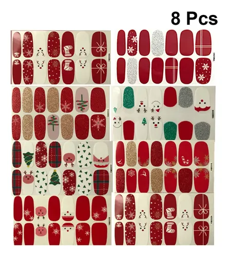 Dp Decoraciones De Uñas Navideñas & Ai &vm