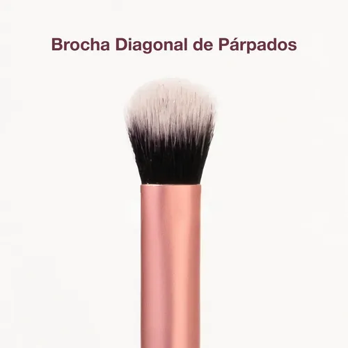 Pincel Diagonal Fascino De Maquillaje Para Párpados Blanco