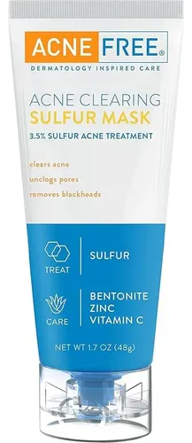 Mascarilla Para El Acné Acnefree 1.7oz Pack 3