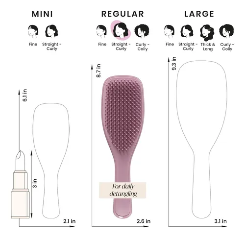 Cepillo Para Cabello Tangle Teezer Ultimate Detangler Morado