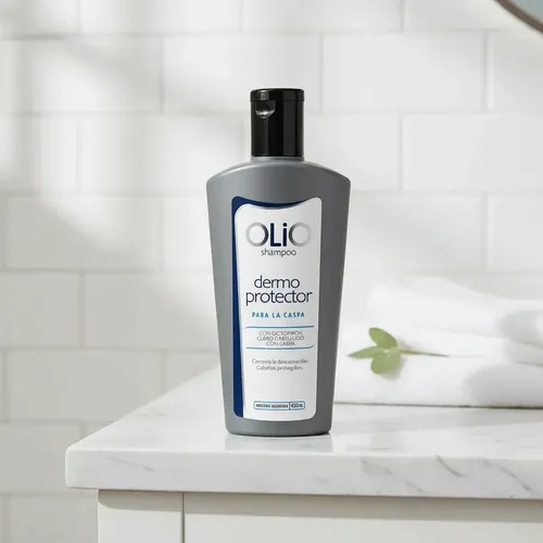 Shampoo Anticaspa Dermoprotector Olio 420ml Control Caspa Cuero Cabelludo Octopirox Hipoalergénico Dermatológicamente Testeado Tratamiento Anticaspa Uso Frecuente Cabello Saludable