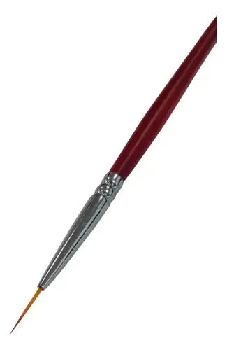4 Pinceles Extra Fino Liner Para Detalles Manicuría Nail Art