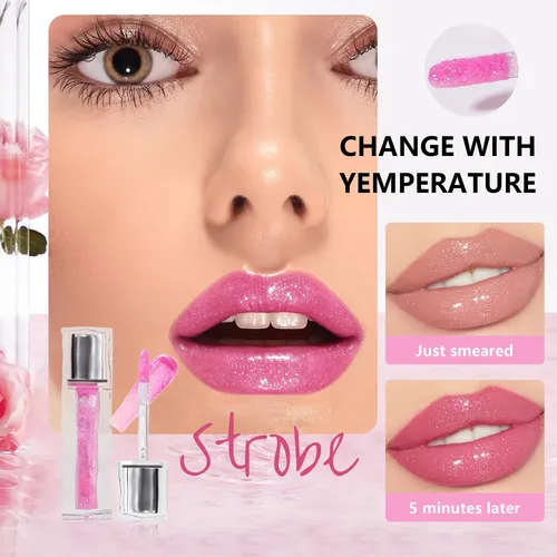 Brillo Labial Que Cambia De Color
