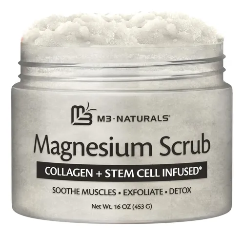 Exfoliante Corporal M3 Naturals Magnesio Sal Marina 454g