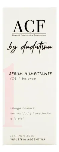 Serum Humectante Vol 1 Balance Acf By Dadatina M21076