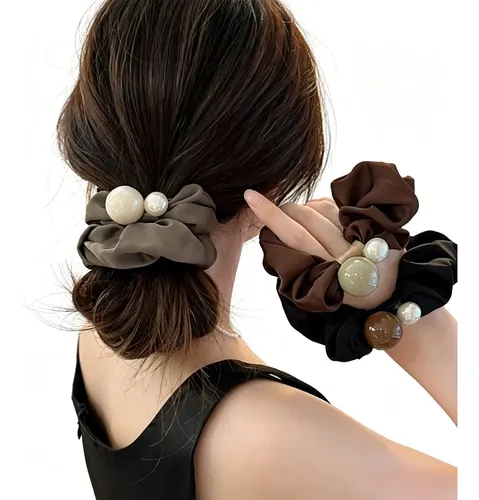 Diadema Trenzada De Perlas Retro De Estilo Francés